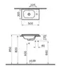 Vitra 5922B003-0029 *Компактная раковина D-Light 50 см