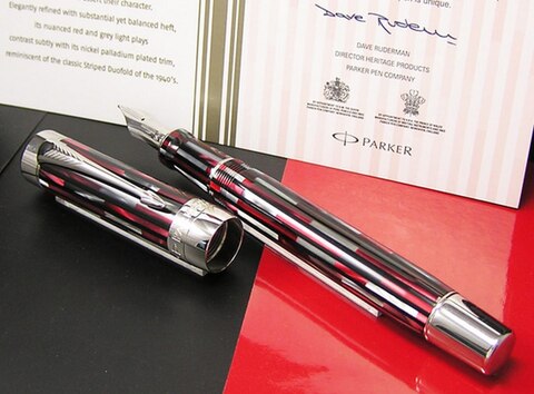 Ручка перьевая Parker Duofold Duofold Senior Red, F306 Limited Edition (S0955270)