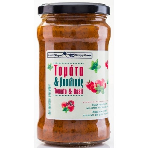 Соус из томатов и базилика Simply Greek 280 гр