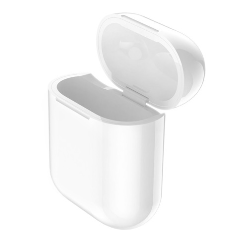 Чехол c беспроводной зарядкой Hoco CW18 Wireless Charger для AirPods (Белый)