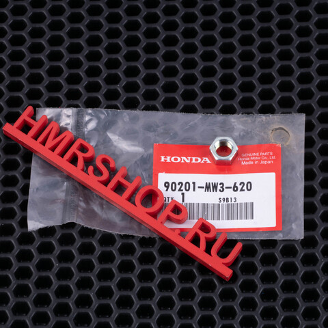 Honda Гайка зеркала М10 резьба левая 90201-MW3-620