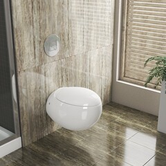 Унитаз GR-4442 (590*310*405) подвесной с сиденьем