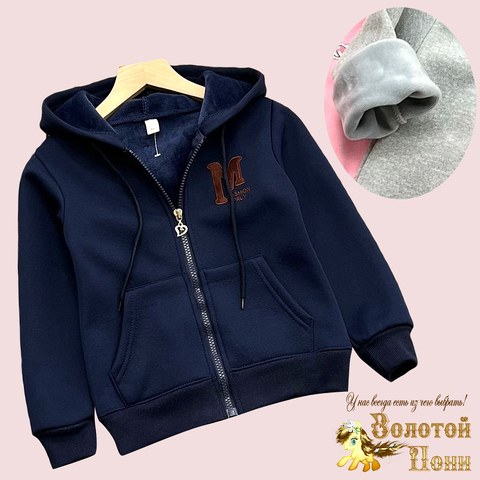 Толстовка на меху д (5-9) 240826-GF1401