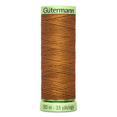 Нить Top Stitch 30/30 м для декоративной отстрочки, Gutermann, 448 шоколадная охра