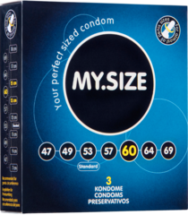 Презервативы MY.SIZE размер 60 - 3 шт. - 