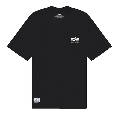 Футболка Alpha Industries Garment Type Tee Black (Черный)