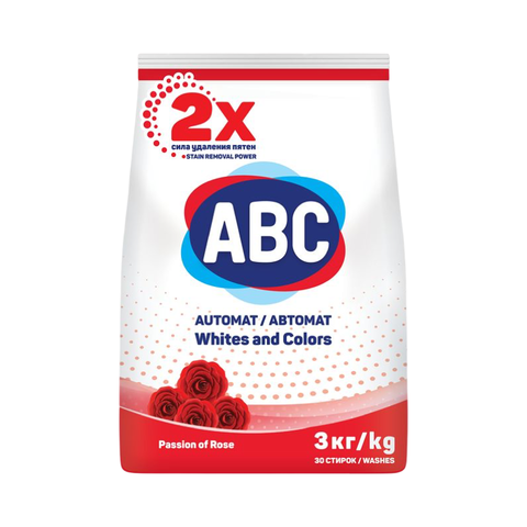 Порошок ABC авт Роза 3кг