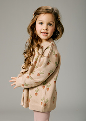 Кардиган вязаный (редиски)