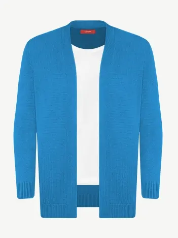 Кардиган с планкой из шелка