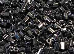 Бисер Рубка, 450 гр, размер 8/0, пр-во Китай, чёрный