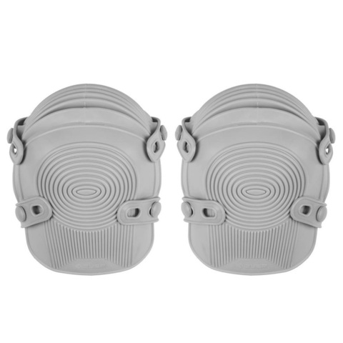 ЗУБР ФОРТ влагостойкие с цельнолитой резиновой чашкой, противоскользящая поверхность, наколенники защитные ПРОФЕССИОНАЛ (11520)