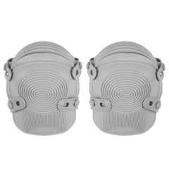 ЗУБР ФОРТ влагостойкие с цельнолитой резиновой чашкой, противоскользящая поверхность, наколенники защитныеПрофессионал(11520)