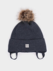 шапка  для мальчика  КВ 20395/ш/темный джинс