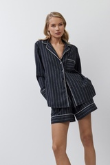 Пижама женская с шортами ARUELLE CASEY | Графит