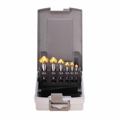 Набор зенковок 90° 6,3-20,5мм DIN335C 3z HSS TiN 6шт Ruko 102152TRO