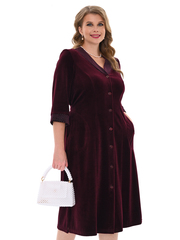 4067 Халат на пуговицах