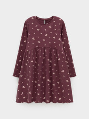 платье  для девочки  КР 5942/бордовый 1411 Н068.1 к651