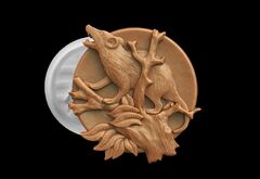 Силиконовый молд Крыса (медальон)