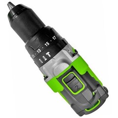 Дрель-шуруповерт ударная Greenworks GD24DD140К4 24V (140Нм) аккумуляторная, с АКБ 2×4 А/ч и ЗУ