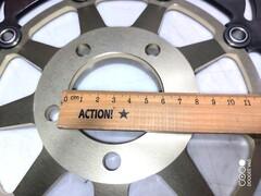 Диск тормозной передний на KAWASAKI ZX6R 600 /ZX9R 900 / ZX12R 1200 NINJA, ZEPHYR 750, GTR 1000, Z 1000 золотой