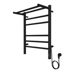 Полотенцесушитель Terminus Аврора с/п П6 450х600 электро КС 9005 матовый ( new встроен диммер)