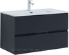 Aquanet 306164 Тумба с раковиной Алвита new 90 2 ящ. цв.антрацит (306164)