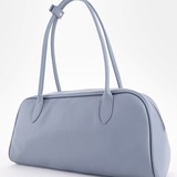 Сумка Саломея 2042 гладкий серо-голубой