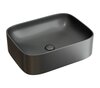 Ceramica Nova Element CN6052MDH Умывальник чаша накладная прямоугольная, 50.5x38, цвет: темный антрацит матовый