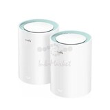 Бесшовный Mesh роутер Cudy M1500 AX1500 10/100/1000BASE-TX (упак.:2шт)