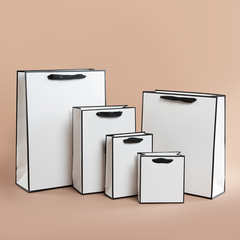 Пакет подарочный L вертикальный, Премиум, Белый, 40*30*12 см (Д*В*Ш), 1 шт.