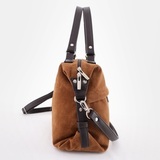 Сумка Саломея 110 эко-замша миндаль