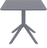 Стол пластиковый Sky Table 80 темно-серый