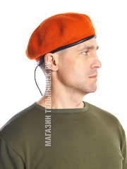 Оранжевый берет - Магазин тельняшек.руБерет МЧС бесшовный в Магазине тельняшек