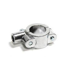 Универсальный крепеж на руль для зеркал, 8мм серебристый