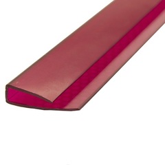 Профиль UP (торцевой) PolyPlast, 2,1м (толщина 4 мм) гранатовый