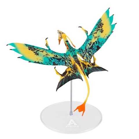 Игрушка Аватар Мир Пандоры - фигурка горная Банши цвет желтый Avatar 2 Mcfarlane