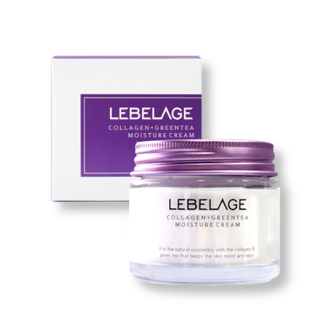 Lebelage Collagen+Green Tea Moisture Cream Крем для лица увлажняющий с коллагеном и зеленым чаем