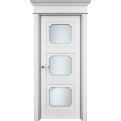 Купить Межкомнатная дверь эмаль Риан-33 остеклённая
