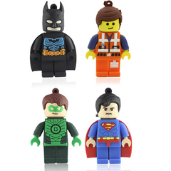 Minifigure Superhero USB 2.0 Flash Memory Drive 8 GB