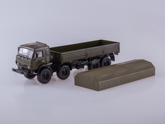 KAMAZ-6350 Mustang 8x8 flatbed truck khaki 1:43 PAO KAMAZ