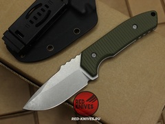 Нож фикс Wilderness - рукоять зеленый G10