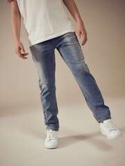 Джинсы стрейч для мальчика Next C08-553, Голубой