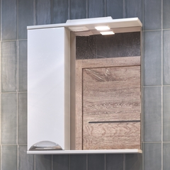 Шкаф навесной с зеркалом Callao 600 (левый) со спотом