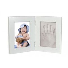 Ручки-ножки Набор для слепков ручек и ножек Рамочка «Принт» двойная (RG1B)