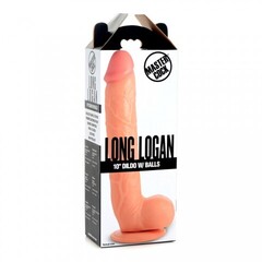Длинный реалистичный фаллоимитатор на присоске Master Cock Long Logan 10