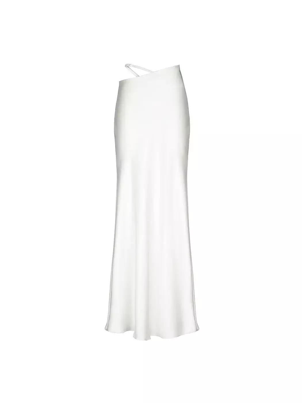 Юбка атласная