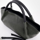 Сумка Саломея 362 македония оливковый + черный