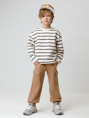 брюки  для мальчика  КР 400854/коричневый 1038 к584