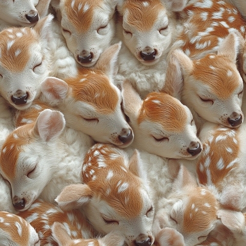 ПРЕДЗАКАЗ, ОЛЕНЯТА, 100% хлопок