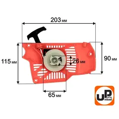 Стартер ручной UNITED PARTS для бензопилы 38 куб.см. (90-0870)